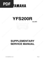 YFS200R: Supplementary Service Manual