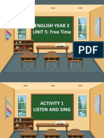 English Year 2 UNIT 5: Free Time