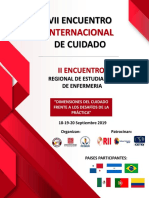 Internacional: Vii Encuentro de Cuidado