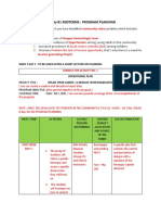 Activity #1 Midterms: Program Planning: A. B. C. D