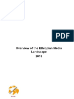 Ethiopia Media Landscape Overview 2018