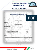 Grupo 5 - Sensibilidad de Los Sistemas de Control A La Variación de Los Parámetros