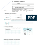 Evaluacio de Matemática "Razones": 6° Básico Semana 30 Junio Al 05 de Julio