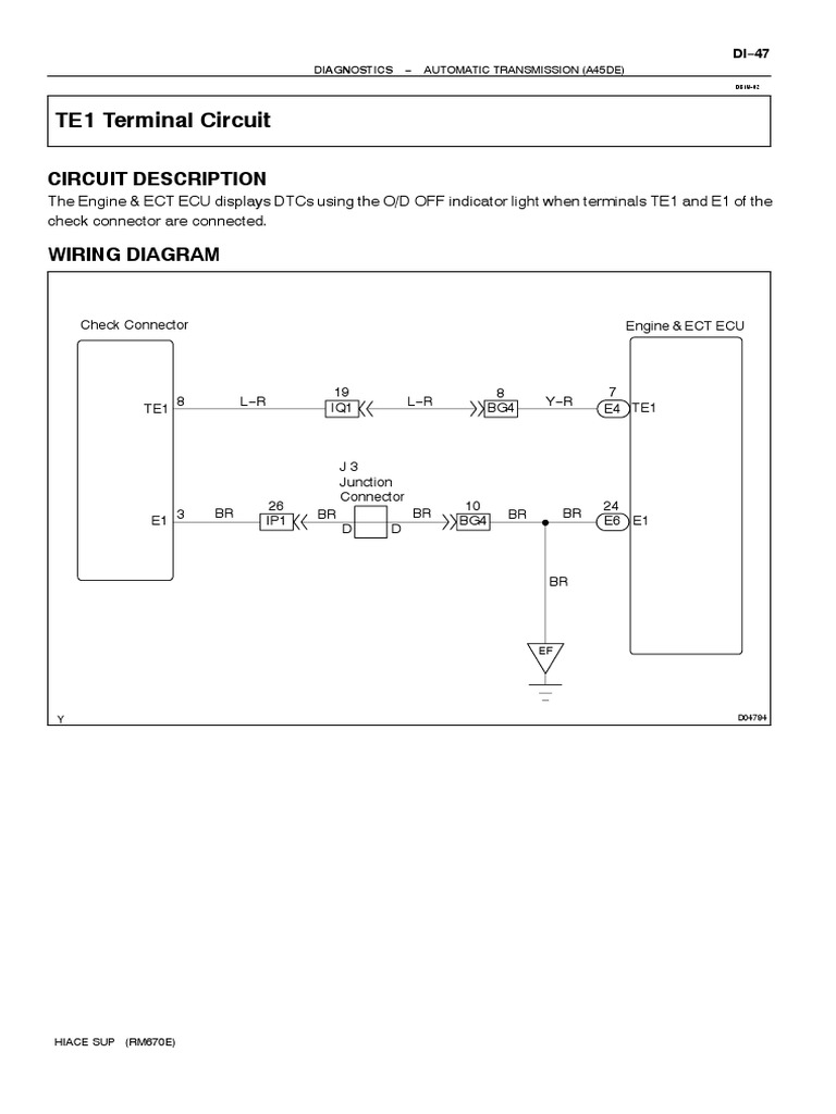 TE1 Terminal Circuit | PDF | Electronics | Equipment