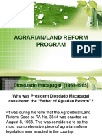 Agricultural Land Reform in the Philippines: A Historical Overview