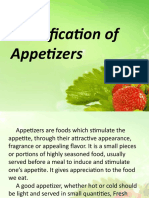 LESSON 7 (Classification of Appetizers)