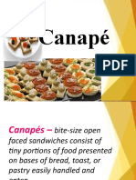 Canapés - Bite-Sized Open Faced Sandwiches