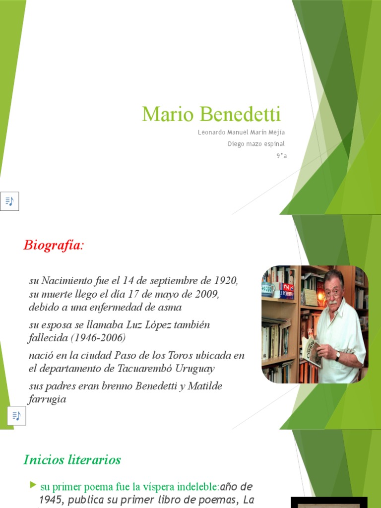 Mario Benedetti Español | PDF