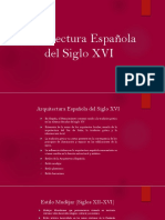 4° Clase - Arquitectura Española Del Siglo XVI