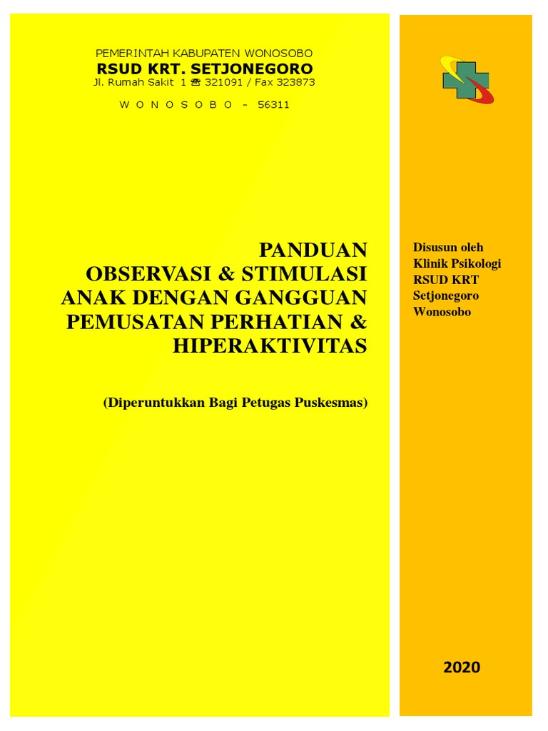 Panduan Stimulasi Anak GPPH untuk Puskesmas | PDF