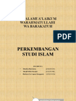 KELOMPOK 2 - Perkembangan Studi Islam
