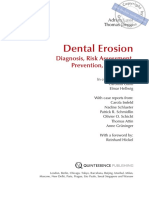 Dental Erosion: Diagnosis, Risk Assessment, Prevention, Treatment