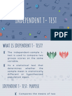 Independent T Test