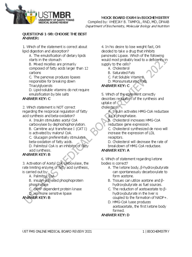 BIOCHEMISTRY EXAM PDF visual data 5