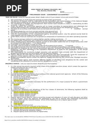 Government Accounting 1st Exam.doc