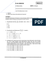 Matematika 10 Menit 10 Soal