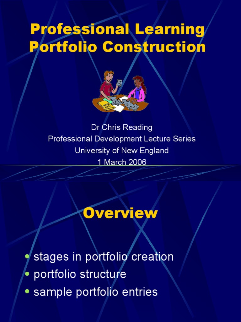 Professional Learning Portfolio Construction | PDF | Learning | Goal