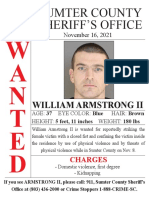 Wanted - Armstrong II, William