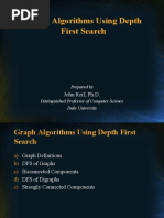 Graph Algorithms Using Depth First Search: John Reif, PH.D