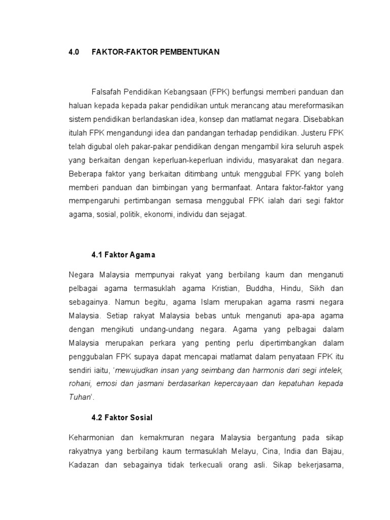 Faktor Dan Elemen | PDF