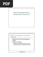 Download 22Machine-Dependent Assembler Features by Sukanya Cu SN54037655 doc pdf