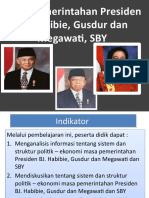 4. Pemerintahan Habibi, Gusdur Dan Megawati