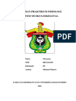 Laporan Praktikum Fisiologi Sistem Muskuloskeletal: Nama:Nursyam NIM:R011211035 Kelompok:04 Asisten:Michael Pinarto