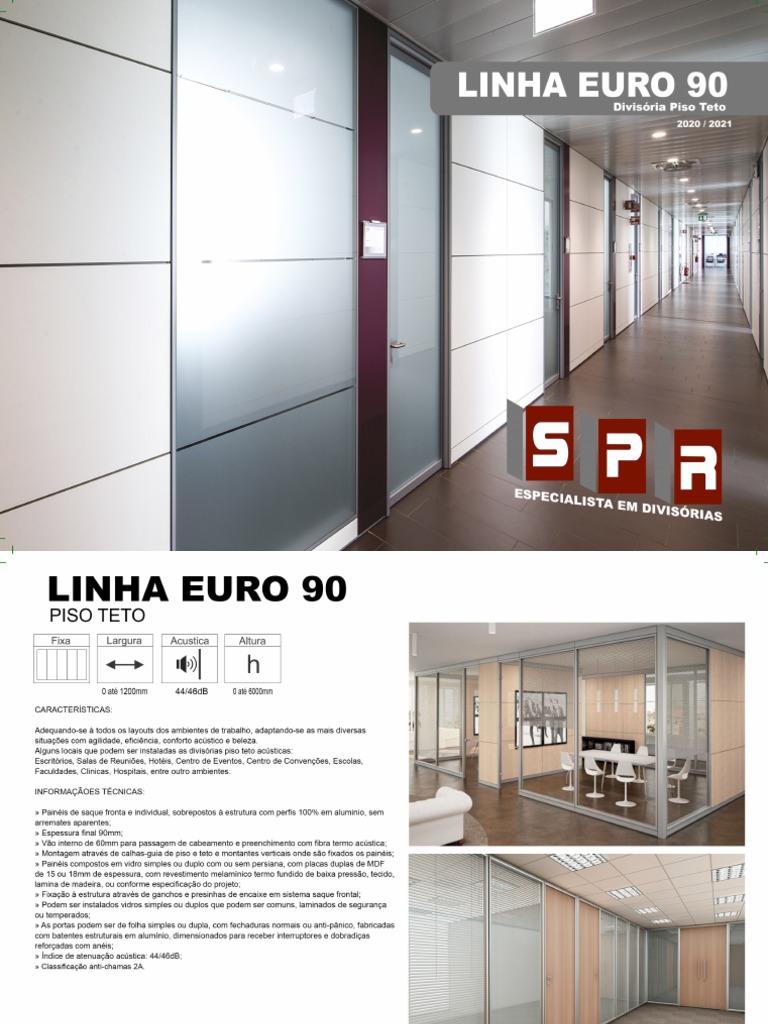 Catálogo SPR - Linha Euro 90 | PDF