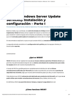 WSUS Parte I - (Windows Server Update Services) - Instalación y Configuración - Hackpuntes