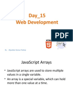 Day - 15 Web Development: by - Dipankar Kumar Pankaj