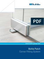 Bohle Patch Corner Fitting System