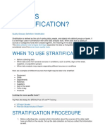 What Is Stratification