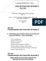 Fundamentos de Concreto Armado I - Cap. 9 - ELS em Vigas - Rev.2