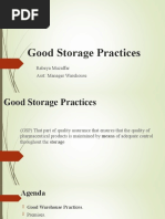 Good Storage Practices For Pharmaceuticals Edited Final | PDF | Shelf ...