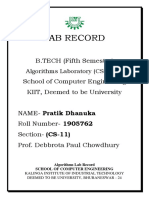 Lab Record