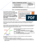 Consolidación - El Teorema de Pitágoras y Las Razones Trigonométricas