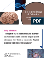Biological Bases of Behaviour 1