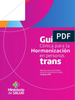 Guía Clinica Para La Hormonización en Personas Trans 2016