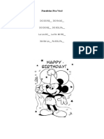 Parabens PRa Voce - Escrita Facilitada