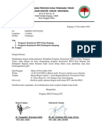 Surat Undangan Komisariat PDUI Kota Kupang Dan Kabupaten Kupang