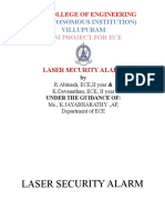 Laser Security Alram Animated