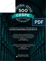 #500 Questões Estilo Cespe - Direito Previdenciário (2018)