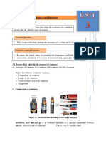 Unit 3 Resistance and Resistors