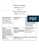 Plano aula Educação Física ginástica geral