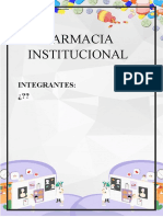 Farmacia institucional: Misión y organización