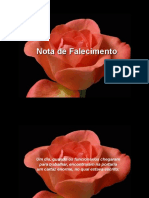 Nota de Falecimento