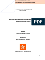 Análisis de casos de acuerdo a normatividad del SGSSS