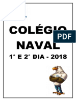 COLEGIO NAVAL - 2018 - 1° E 2° DIA