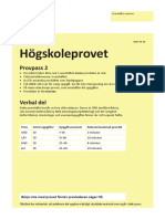 Högskoleprovet Provpass-2-Verb