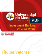 Banca de Inversión - Titulos Valores - UdeM